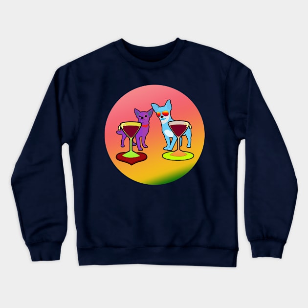 Chihuahuas Crewneck Sweatshirt by momomoma